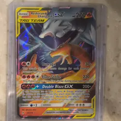 Pokemon Co. Reshiram & Charizard GX 20/214 Unbroken Bonds Holo UR Eng - Image 1