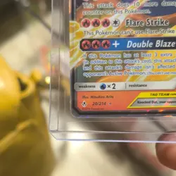 Pokemon Co. Reshiram & Charizard GX 20/214 Unbroken Bonds Holo UR Eng - Image 5