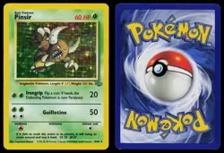 PINSIR 9/64 HOLO RARE JUNGLE POKEMON LP - Image 3