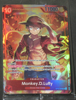 Monkey D. Luffy One Piece Treasure Booster Set Promo New Sealed #ST10-006 - Image 1