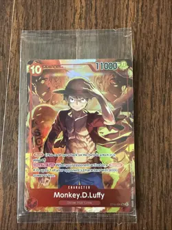 Sealed Monkey.D.Luffy Treasure Booster Set ST10-006 One Piece Promotion Foil - Image 1