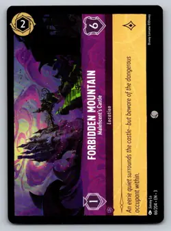 Disney Lorcana Forbidden Mountain - Maleficent's Castle 66/204 Regular - Image 1