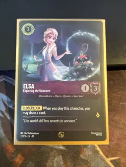 Elsa - Exploring The Unknown 22/P3 Foil Promo Frozen NM Disney Lorcana - Image 1