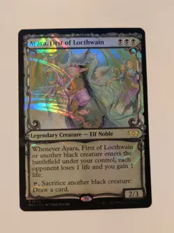 1 x Ayara, First of Locthwain - Halo Foil - March of the Machine: Multiverse Leg - Image 1