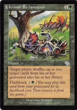 Krosan Reclamation *Uncommon* Magic MtG x1 Judgment SP - Image 1