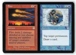 Fire // Ice *Uncommon* Magic MtG x1 Apocalypse SP - Image 1