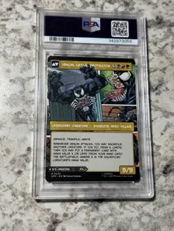 Eddie Brock Venom Borderless SPM 0224 PSA 10 GEM MINT (MTG Spider-Man 2025) - Image 2