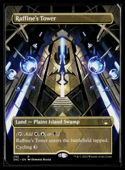 Magic the Gathering MTG Raffine's Tower Borderless Near Mint nonfoil 292 nm - Image 1