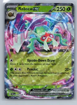 Rabsca ex 025/182 Double Rare Holo Card - Pokemon TCG Sv10: Destined Rivals - NM - Image 1