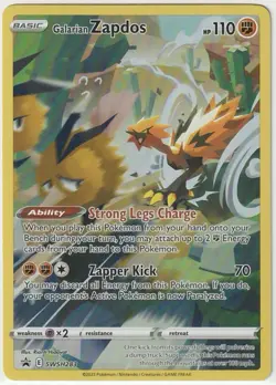 Galarian Zapdos SWSH283 SWSH: Sword & Shield Promo Cards Holo 110 HP ENG - Image 1
