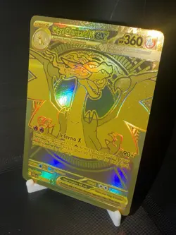 Mega Charizard X EX 130/094 Gold Hyper Rare - Phantasmal Flames Pokemon TCG - NM - Image 3