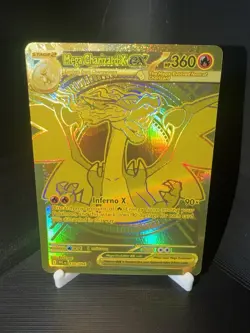 Mega Charizard X EX 130/094 Gold Hyper Rare - Phantasmal Flames Pokemon TCG - NM - Image 4