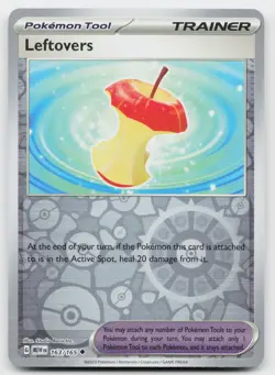 Leftovers 163/165 Uncommon 151 Pokemon Reverse Holo Near Mint - Image 1