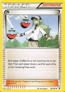 N - 92/101 Uncommon 2011 Noble Victories Pokemon NM - Image 1