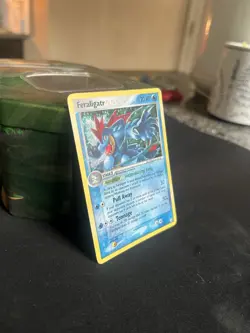 Pokemon Feraligatr 4/115 Unseen Forces Holo Rare English 2005 - Image 3
