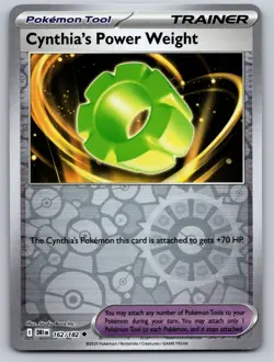 Cynthia's Power Weight 162/182 Uncommon Destined Rivals Pokemon Reverse Holo NM - Image 1