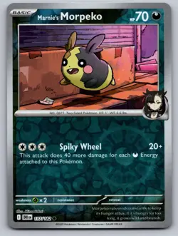 Marnie's Morpeko 137/182 Common Destined Rivals Pokemon Reverse Holo Near Mint - Image 1