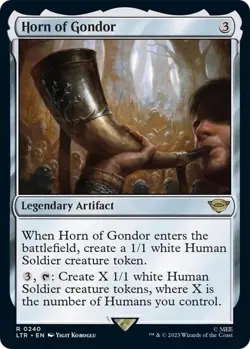 NM Horn of Gondor, MTG, Lord of the Rings, Magic the Gathering, 240 - Image 1