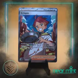 Pokemon TCG Trainer Crispin 164/142 Stellar Crown Ultra Rare Holo Card NM - Image 1