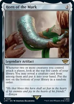 NM Horn of the Mark, MTG, Lord of the Rings, Magic the Gathering, 241 - Image 1