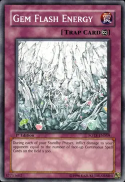 Gem Flash Energy - 1st Edition FOTB-EN059 - NM - YuGiOh - Image 1