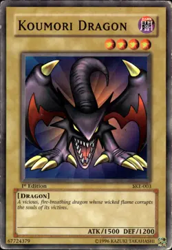 Koumori Dragon - 1st Edition SKE-003 - HP - YuGiOh - Image 1