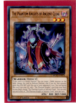 The Phantom Knights of Ancient Cloak | MGED-EN078 | Yu-Gi-Oh! TCG - Image 1
