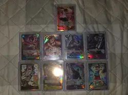 One Piece Tcg Alt Art And Sec Lot! 9 Cards! OP16 And More! - Image 1