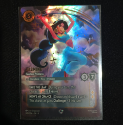 Ravensburger Disney Lorcana Jasmine - Fearless Princess Enchanted Holo 240/204 - Image 1