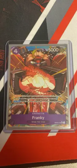 Franky OP09-072 ALT ART Emperors in the New World One Piece Card Game English NM - Image 1
