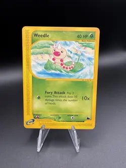 Weedle 114/144 (MP+) Skyridge Non Holo e reader Vintage Pokemon Card WOTC - Image 1