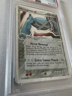 Metagross EX HIDDEN LEGENDS 95/101 Pokemon Card Holo LOW POP Poor PSA 1 - Image 4