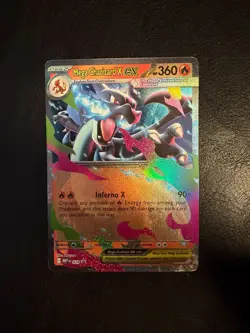 Mega Charizard X EX MEP EN 029 Black Star Promo Holo NM Pokemon Card - Image 1