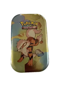 Arcanine Pokemon 151 Mini Tin w/ Art Card EMPTY No Packs - Image 1