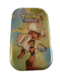Arcanine Pokemon 151 Mini Tin w/ Art Card EMPTY No Packs - Image 2