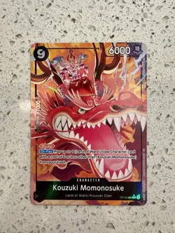 One Piece Card Kouzuki Momonosuke OP16-085 Alt Art - Image 3