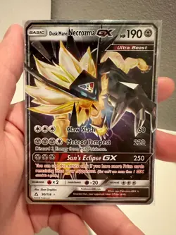 Pokemon Dusk Mane Necrozma GX 90/156 NM Holo Ultra Rare Card NM 1224#216 - Image 1