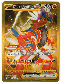 Pokemon Card - Koraidon ex Scarlet & Violet Base Set 254/198 Secret Rare - Image 1