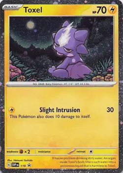 Toxel - (Cosmos Holo) SV: Scarlet & Violet Promo Cards 119 NM *Swirl* - Image 1