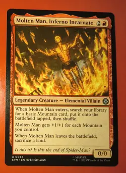 MTG, MAGIC, SPM, MOLTEN MAN, INFERNO INCARNATE, 0043, REGULAR, NM, UNCOMMON - Image 1