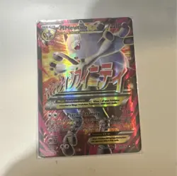 Pokemon Company M Mewtwo EX 63/162 Breakthrough Ultra Rare Mega Holo English - Image 1