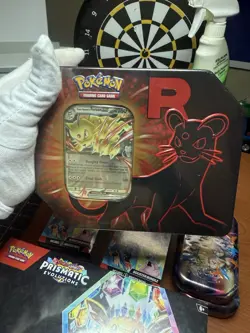 Pokemon Team Rocket Tin - Persian EX Sealed - Image 1