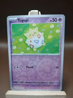 LP Pokemon TCG Togepi 070/191 Sv08: Surging Sparks Reverse Holo - Image 1