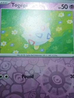 LP Pokemon TCG Togepi 070/191 Sv08: Surging Sparks Reverse Holo - Image 4