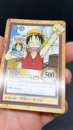 2000 One Piece Carddass Hyper Battle C221 Luffy Wanted C400 Near Mint Vintage - Image 2