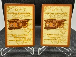 2000 One Piece Carddass Hyper Battle C221 Luffy Wanted C400 Near Mint Vintage - Image 3