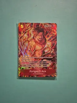 Portgas D Ace ST15 005 SR PROMO Illustration Box Vol 5 One Piece TCG - Image 1