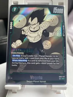 Vegeta SB02-045 Rare Foil Manga Booster 02 Dragon Ball Super Card Game | NM - Image 1