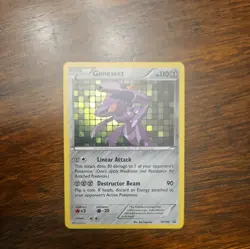 Pokemon TCG: SWIRL Genesect XY196 Black Star Promo Holo Card 2017 SWIRL - Image 1