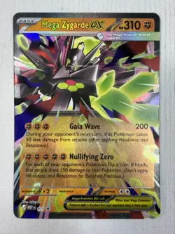 MEGA ZYGARDE ex MEP 071 Mega Evolution Promo Pokemon Card Near Mint REGULAR - Image 1